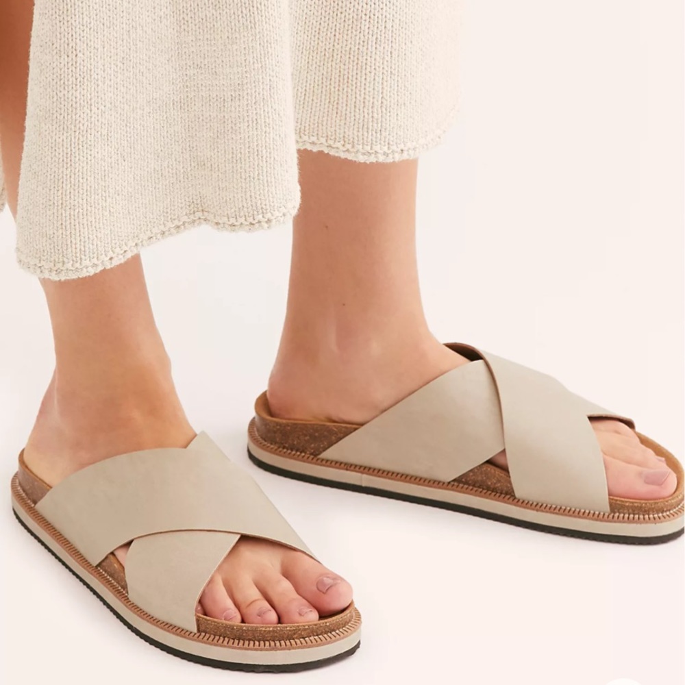 Free People Sidelines Footbed Sandals